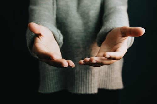 Steps to quit gambling: person taking control with support